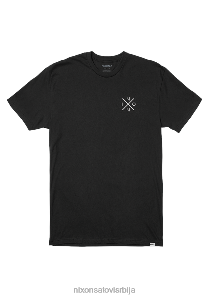 спот мајица Nixon црн 6P64X478 одећу