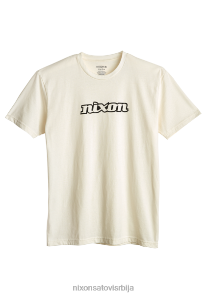 ог сцрипт ецо-репреве мајица Nixon природно/црно 6P64X502 одећу