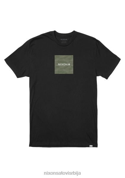 тачкаста мајица Nixon црн 6P64X520 одећу