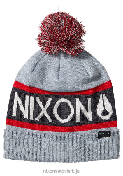 теамстер беание Nixon хеатхер сива/црвена 6P64X373 Прибор