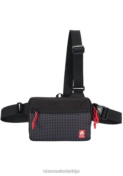 бандит баг Nixon Црна црвена 6P64X322 Прибор