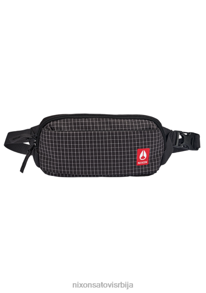 цутбацк хип пацк Nixon Црна црвена 6P64X334 Прибор