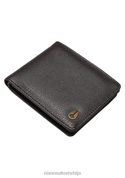 пасс вегански кожни новчаник Nixon браон 6P64X530 Прибор