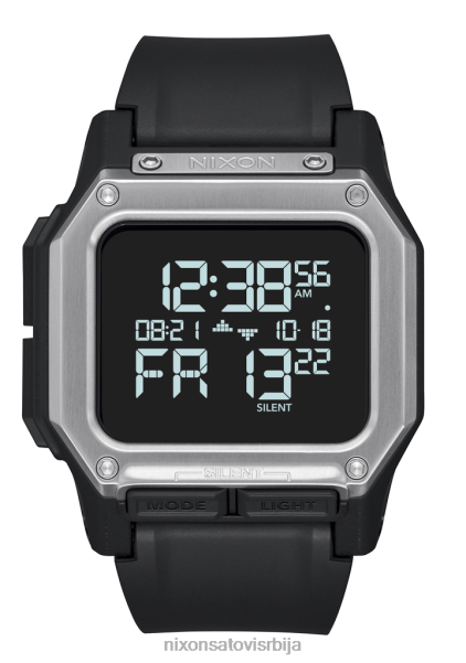 регулус Nixon црна/сребрна 6P64X159 гледати