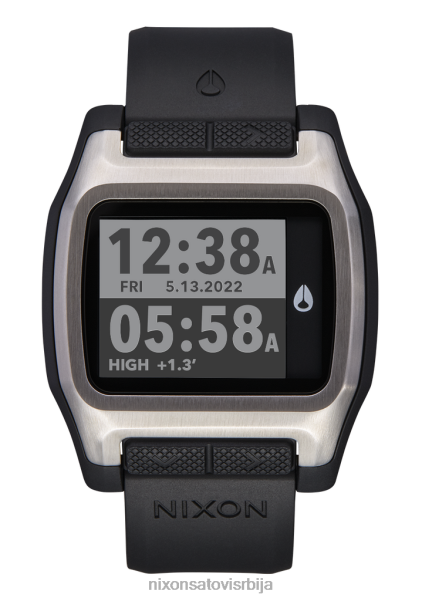 плима Nixon сребрно/црно 6P64X200 гледати
