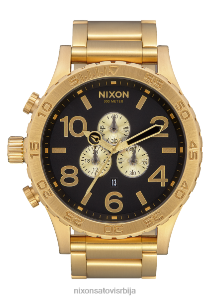51-30 цхроно Nixon све златно/црно 6P64X24 гледати