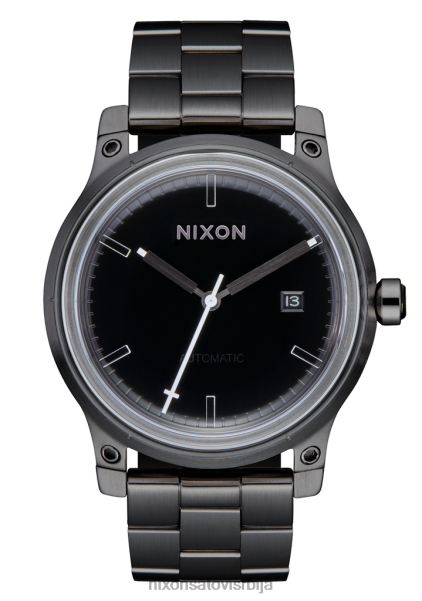 5. елемент Nixon црна / метална 6P64X136 гледати