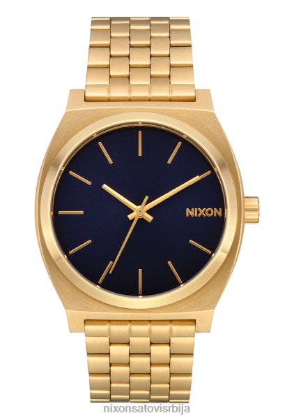 мерач времена Nixon злато/индиго 6P64X41 гледати