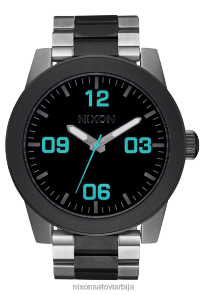 телесни нерђајући челик Nixon сребро / метал 6P64X73 гледати